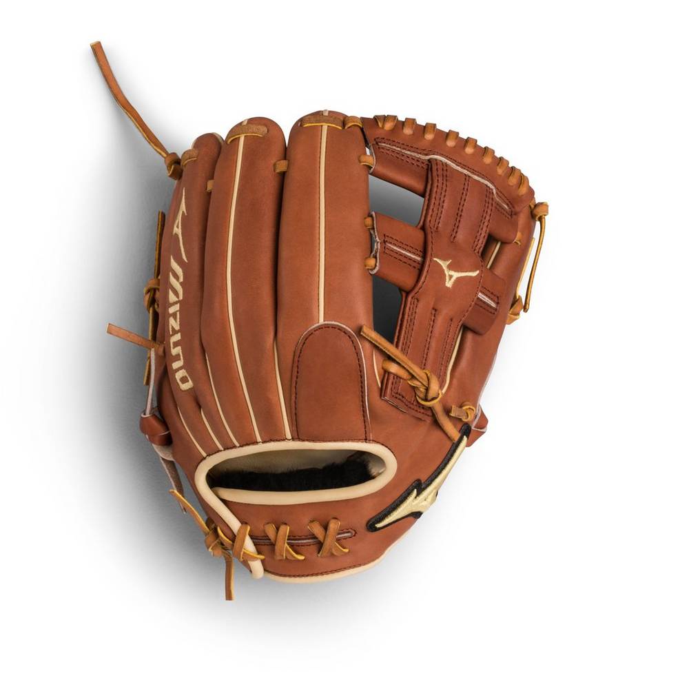 Mens Mizuno Pro Select Infield 11.75" - Deep Pocket Baseball Gloves Brown Philippines (AVORHD631)